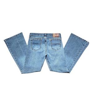 90s vintage low-rise flare jeans